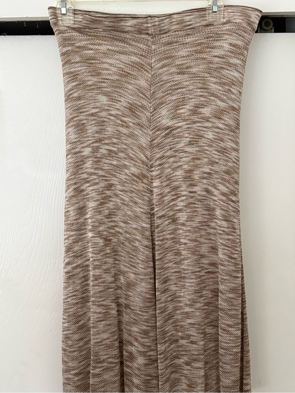 Escada Beige Marled Knit Women's Midi Skirt